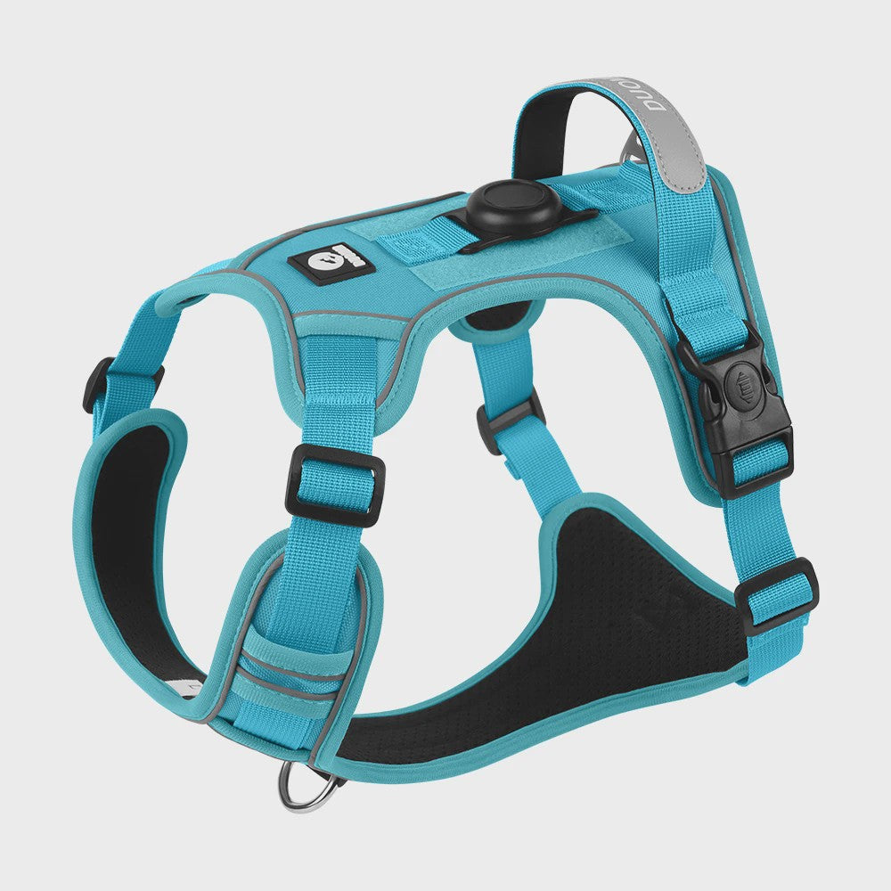 Honden Tuigje met AirTag Houder - Anti-Trek, Reflecterend & Waterdicht Vest voor Kleine/Middelgrote Honden
