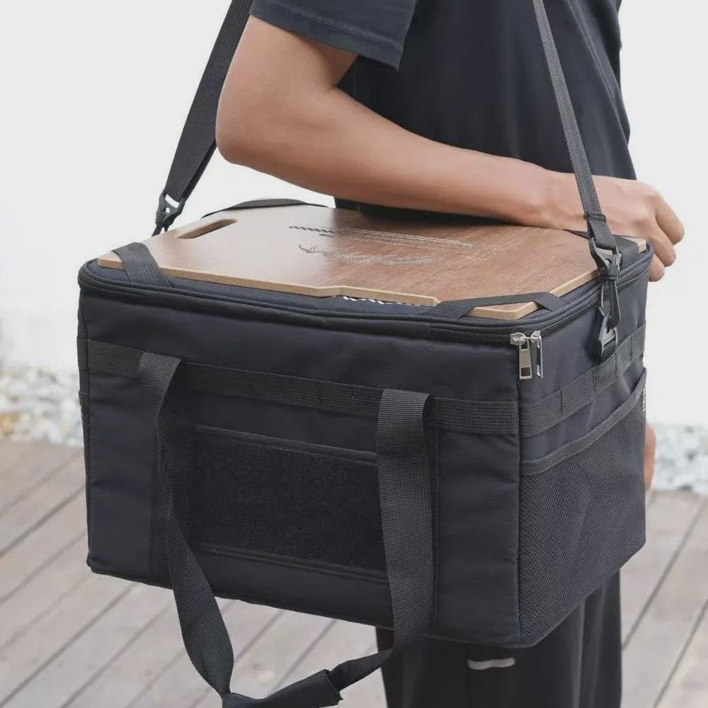 Tactische Picknicktas 36L - Waterdicht & Thermisch met Afneembaar Tafelblad