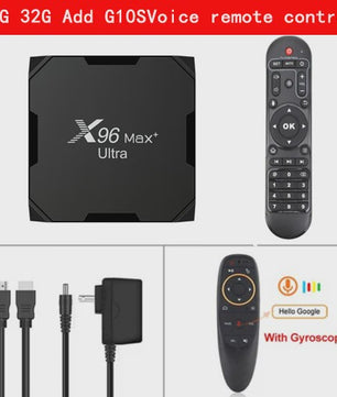 X96 MAX Plus Ultra Android 11 TV Box - 4K/8K Media Player met S905X4 Quad Core & 4GB RAM