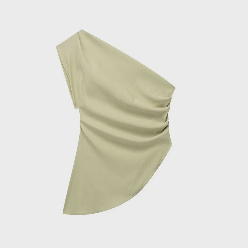 Asymmetrisch Off-Shoulder Top Dames - Trendy & Chic