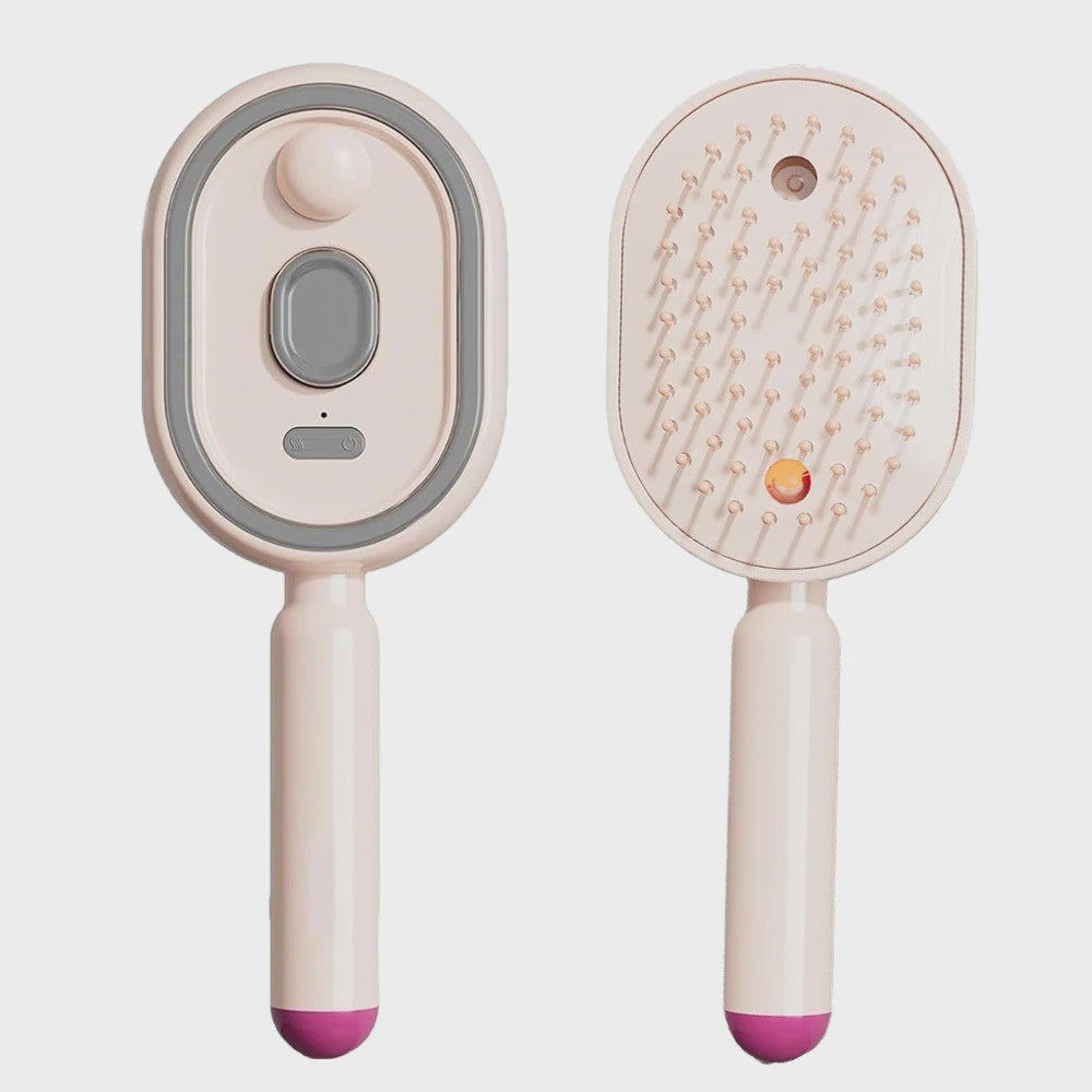 Elektrische Stoom Haarborstel met Waternevel - Anti-Frizz & Massage