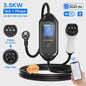 Draagbare EV Charger 3.5/7KW Type 2, 16A Snel Laadkabel met WiFi & APP Controle