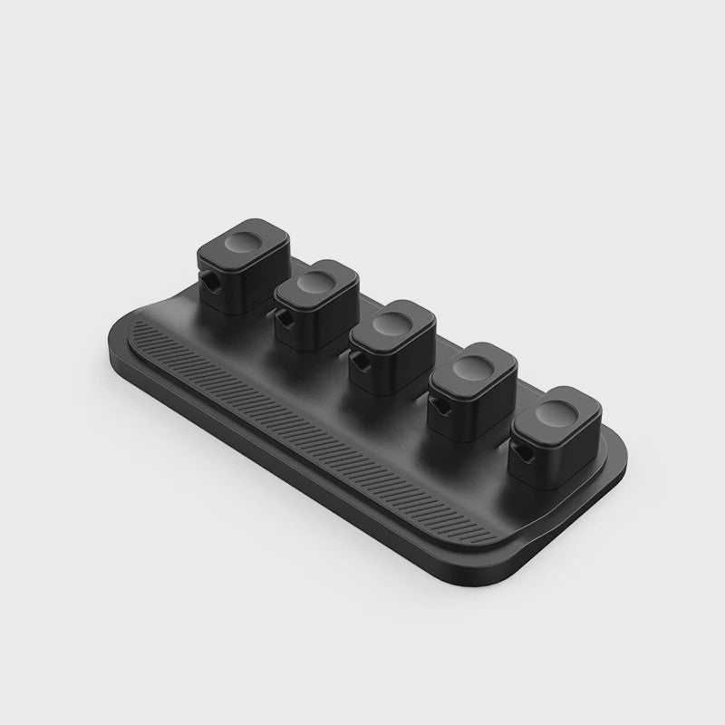 Magnetische Kabelhouder Bureau - 5 Clips voor Orde in USB & Lightning Kabels