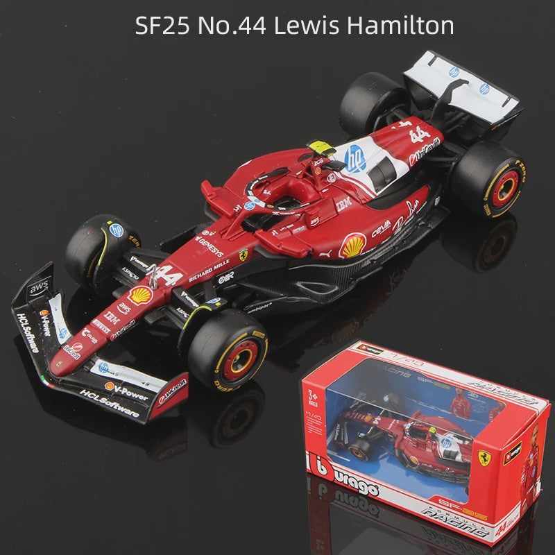 Bburago 1:43 Formule 1 Raceauto Model - Red Bull, Mercedes, Ferrari, McLaren
