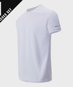 Heren Zomer T-shirt Korte Mouw - Sneldrogend & Ademend Sportshirt