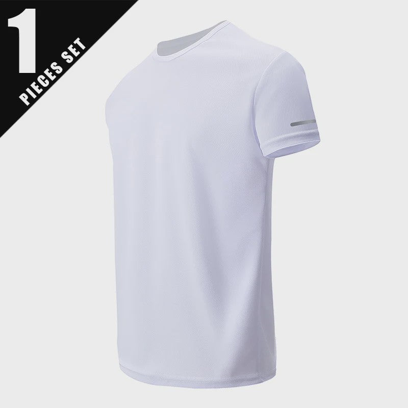 Heren Zomer T-shirt Korte Mouw - Sneldrogend & Ademend Sportshirt