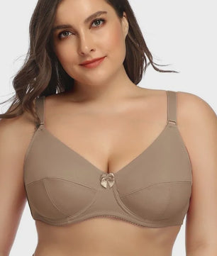 Beauwear Volle Cup Minimizer BH met Beugel - Grote Maten (36-52 D/E/F) - Zwart & Nude