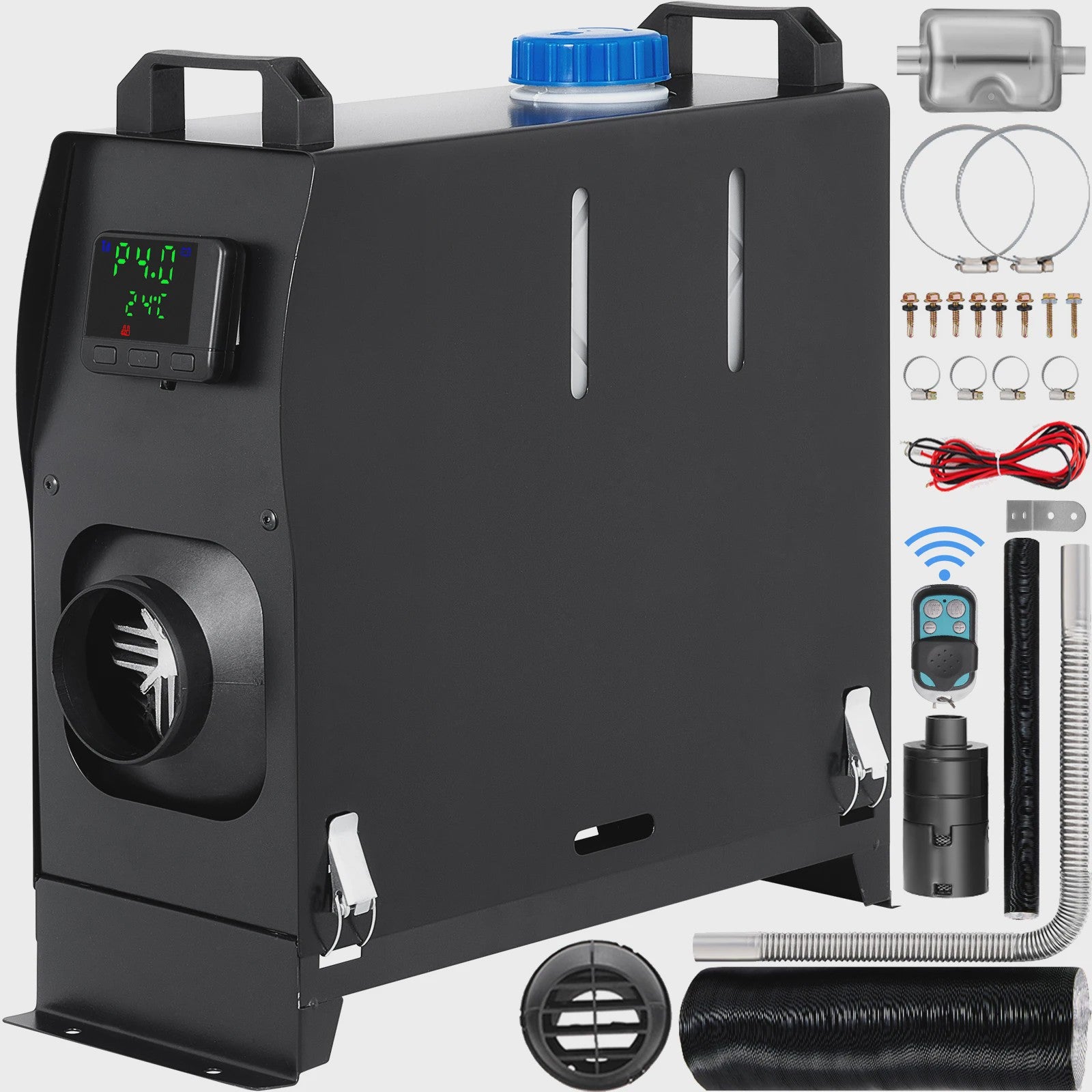 Krachtige 5/8KW Diesel Luchtverwarmer met Afstandsbediening - Stil & Efficiënt
