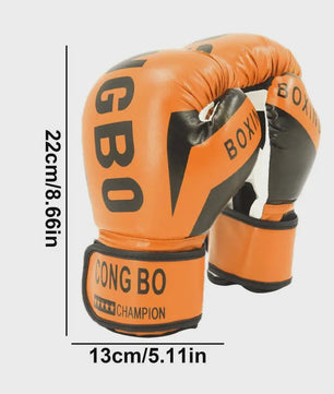 Kinder Bokshandschoenen Leer - Training, Sparring & Fitness - Set van 2