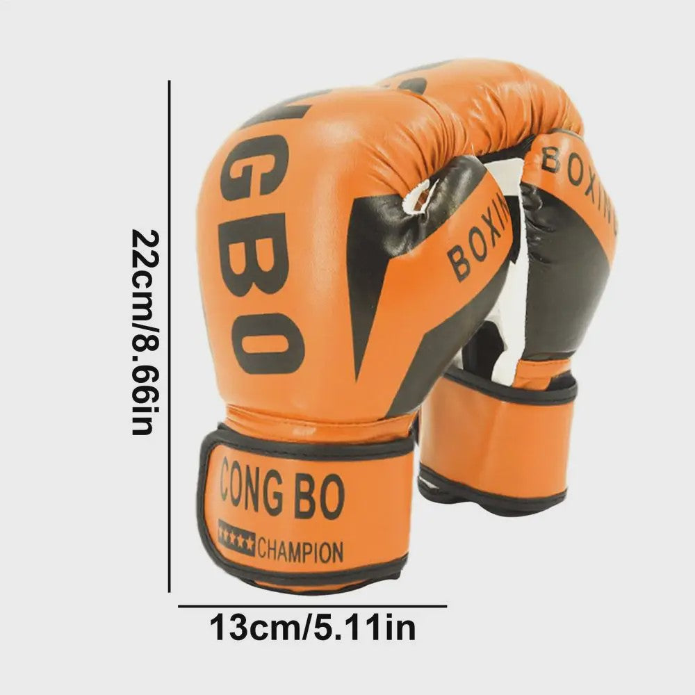 Kinder Bokshandschoenen Leer - Training, Sparring & Fitness - Set van 2
