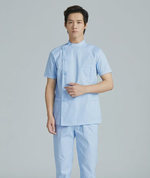 Medische Scrubs Uniform Heren - Korte & Lange Mouw | Zorgkleding