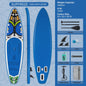 Opblaasbaar SUP Board 320-350cm met Complete Accessoireset - Ideaal voor Volwassenen