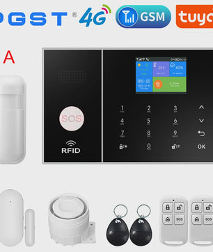 Tuya Smart Home Beveiligingssysteem met 4G WiFi, APP Meldingen en Bewegingsdetector