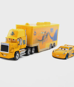 Cars Lightning McQueen Container Vrachtwagen Speelgoed - Alloy Diecast Model