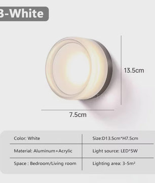 Nordic LED Wandlamp Jelly Design - Decoratieve Sfeerverlichting voor Hal, Studiekamer, Restaurant