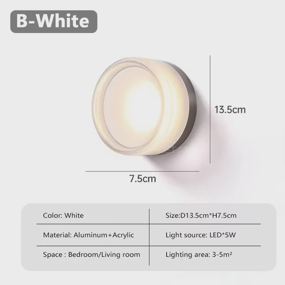 Nordic LED Wandlamp Jelly Design - Decoratieve Sfeerverlichting voor Hal, Studiekamer, Restaurant