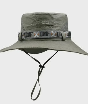 Herfst/Winter Heren Bucket Hat - UV Bescherming, Mesh Panterhoed voor Buitenactiviteiten