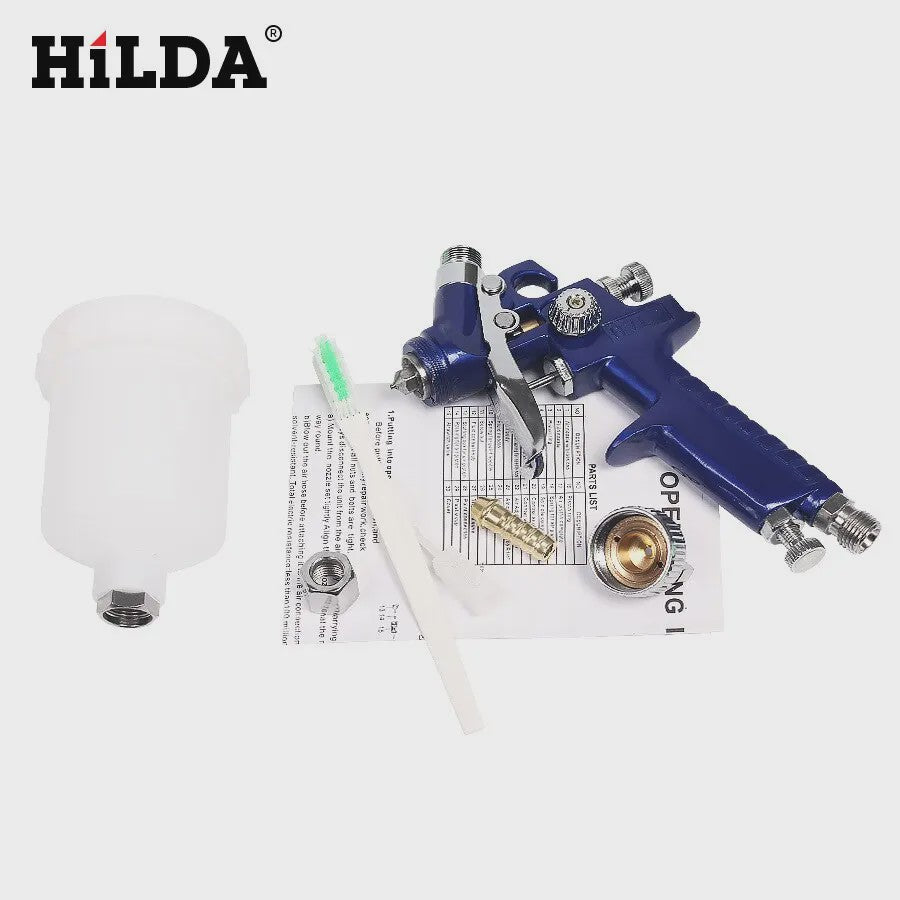 HILDA H2000 HVLP Mini Verfspuitpistool - Compact & Efficiënt