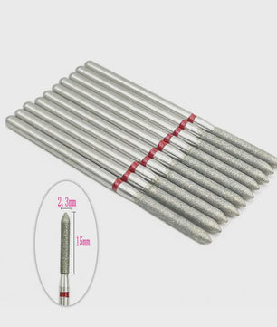 10x Diamant Freesbits Set - 2.35mm Schacht voor Tandheelkunde & Nagelstyling