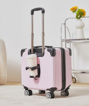 18-inch Trolley Koffer met Bekerhouder - Stijlvol en Praktisch Reisbagage