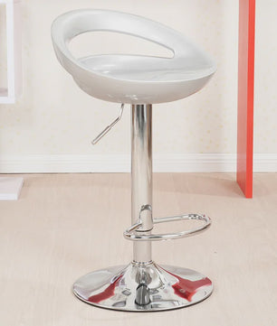 Set van 2 Barkrukken met Rugleuning - In Hoogte Verstelbaar - Modern Design