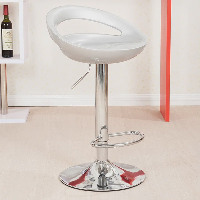 Set van 2 Barkrukken met Rugleuning - In Hoogte Verstelbaar - Modern Design