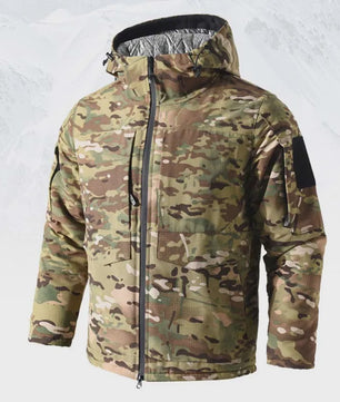 Warme Heren Parka Winterjas - Thermisch, Camouflage & Tactisch