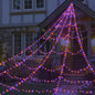 Grote Halloween Spider Web Verlichting met 250 LED's en Gigantische Spin - 5 Meter