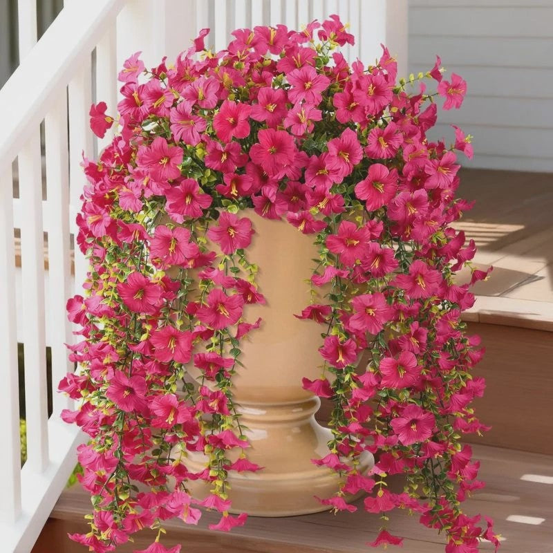 Hangende Kunstbloemen Slanke Winde (Ochtendgloren) - Decoratie voor Huis, Tuin & Feesten