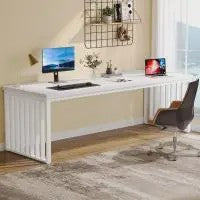 Industriële Eettafel 180 cm - Houten Tafel met Zwart Metalen Frame voor 4-6 Personen