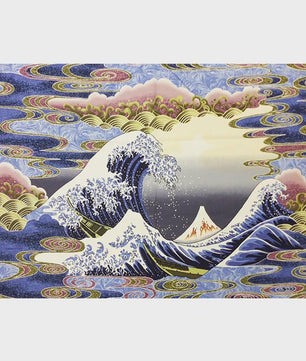 Klassieke Japanse Hokusai 'Great Wave' Canvas Poster - Tijdloze Kunst aan de Muur