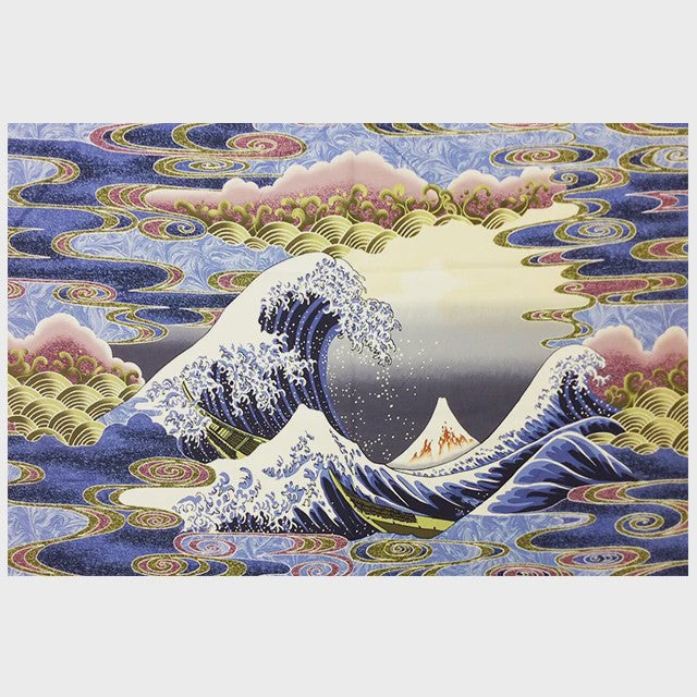 Klassieke Japanse Hokusai 'Great Wave' Canvas Poster - Tijdloze Kunst aan de Muur
