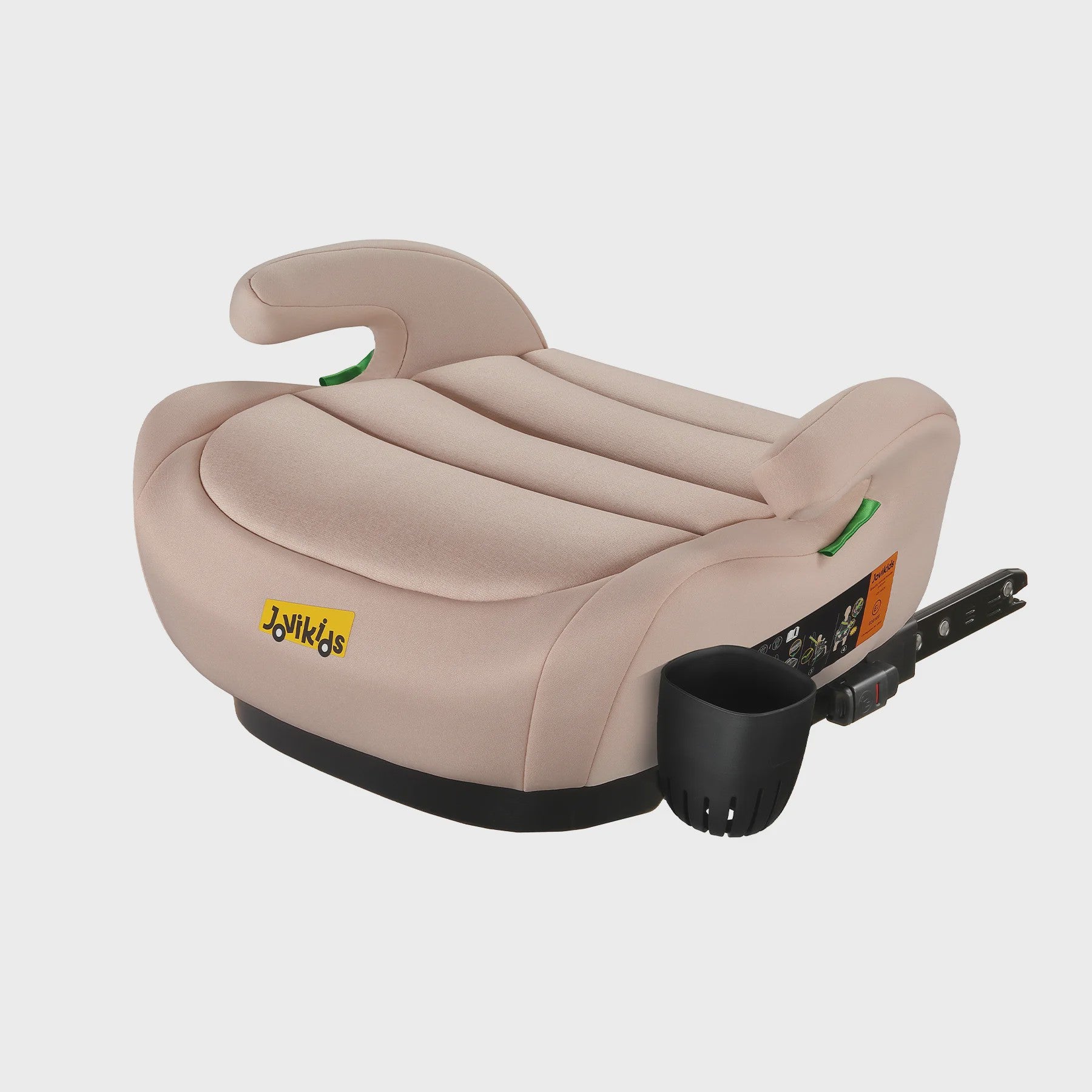 Jovikids OHHO+ Draagbare Kinder Autostoel Booster 125-150cm met Bekerhouder