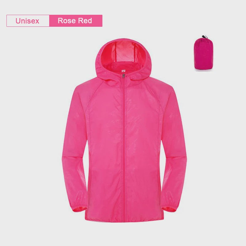 Unisex Waterdichte Outdoor Jas - Lichtgewicht Windjack met UV Bescherming
