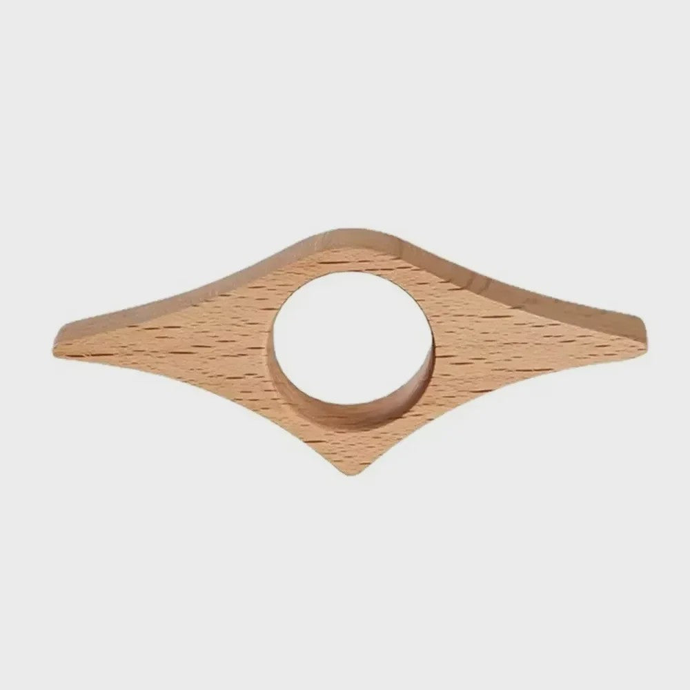 Houten Duim Boekenlegger - Eén Hand Lezen Boeksteun