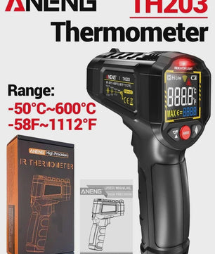 ANENG TH203 Infrarood Thermometer -50°C tot 600°C Contactloze Pyrometer