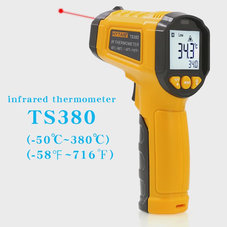 HYTAIS TS380/TS600 Infrarood Thermometer - Contactloze Temperatuurmeter