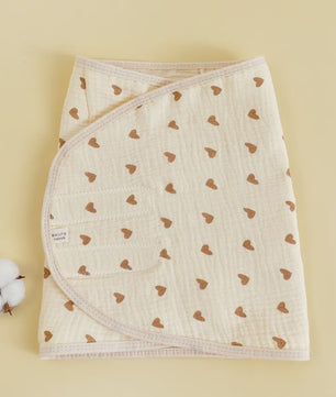 Zachte Katoenen Baby Swaddle Wrap (0-6 mnd) - Anti-schrik slaapwikkel voor pasgeborenen