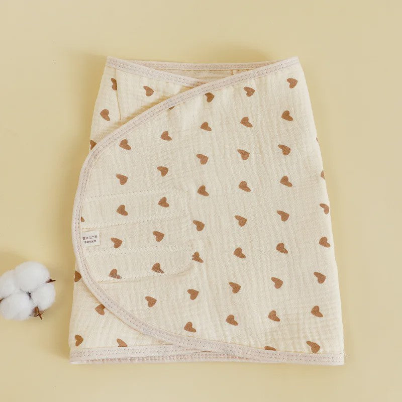 Zachte Katoenen Baby Swaddle Wrap (0-6 mnd) - Anti-schrik slaapwikkel voor pasgeborenen