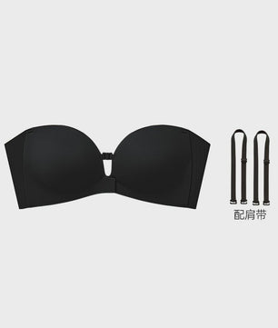 Strapless Push-Up BH met Voorsluiting - Naadloos, Onzichtbaar & Verstelbaar