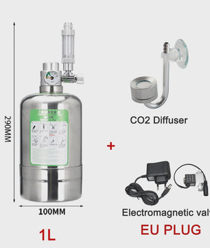 Roestvrijstalen Aquarium CO2 Generator Systeem Kit voor Plantengroei