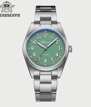 ADDIESDIVE Luxe Heren Quartz Horloge - 100m Waterdicht, Saffierglas & BGW9 Lume (AD2521)