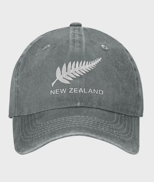 New Zealand All Blacks Unisex Baseball Cap - Vintage Denim Rugby Pet