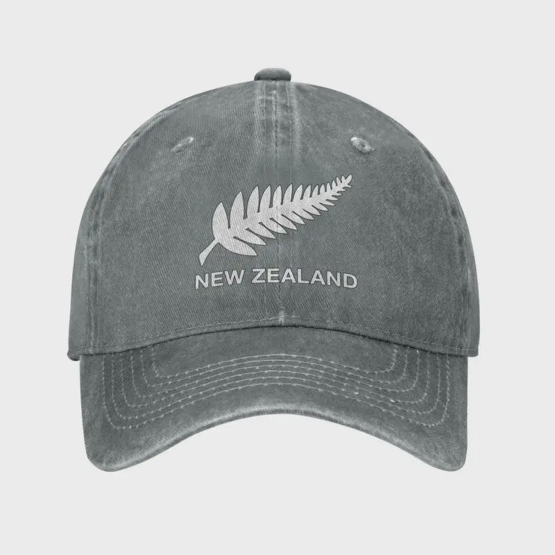 New Zealand All Blacks Unisex Baseball Cap - Vintage Denim Rugby Pet