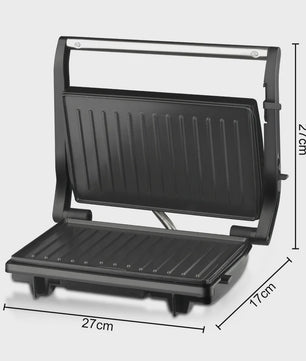 Elektrische Contactgrill & Panini Pers - 750W - 180° Open - Grill, Bakplaat & BBQ