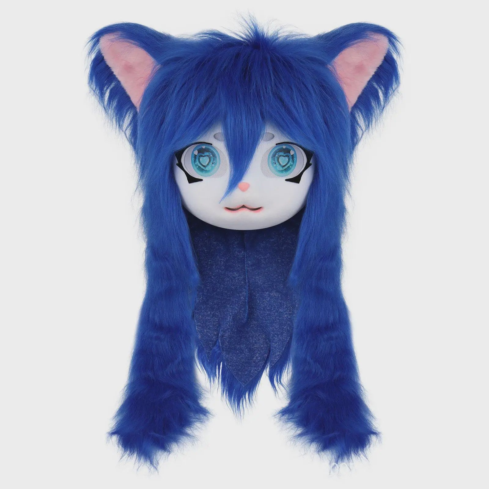 Furry Cosplay Masker Hoofddeksel - Kat & Konijn Stijl voor Kinderen & Feestjes