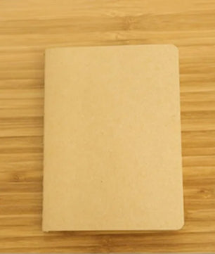 A6 Retro Notitieboek - Blanco Papier voor Tekenen, Schetsen en Schrijven - Zwart