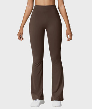 Dames High Waist Flare Leggings met Push-Up Effect - Sport & Casual