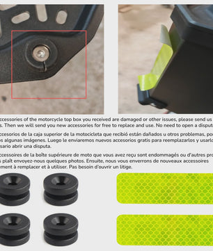 Universele Motor Topcase Aluminium Bagagekoffer - 45L/55L/65L - Quick-Lock