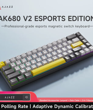 Ajazz AK680 V2 Gaming Toetsenbord: Magnetische Switches, 8K Polling Rate & RGB